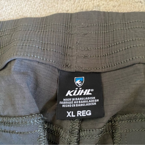 Kuhl Haven Black Olive Dark Green Hiking Pants Joggers Elasticated Waist: XL - Picture 7 of 13